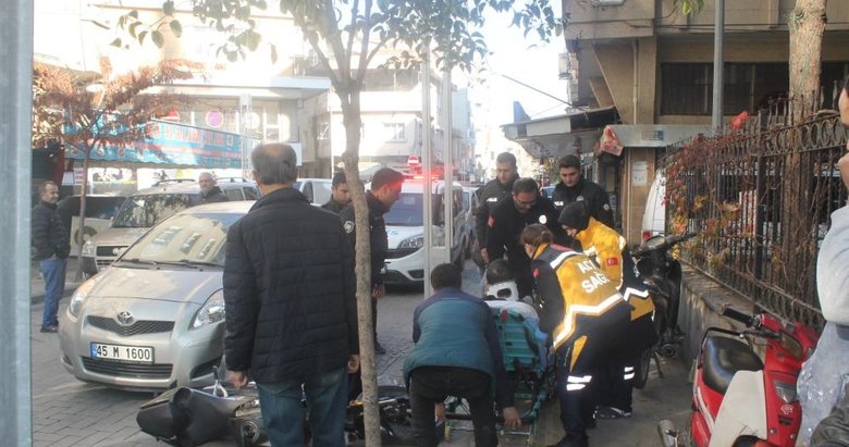 Manisa’da talihsiz kaza! Otomobil ile motosiklet çarpıştı: 1 yaralı