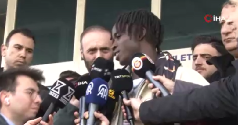 Renato Nhaga, İstanbul’da: Burada olduğum için mutluyum, haydi Galatasaray