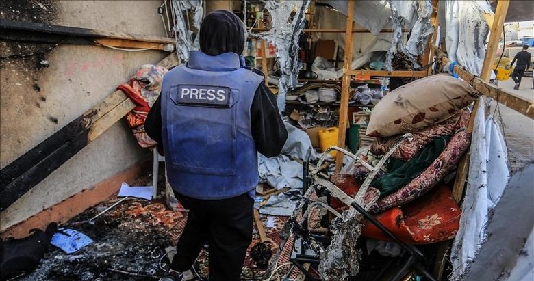 İsrail ordusu Gazze’de gazetecilerin kaldığı çadıra saldırı düzenledi