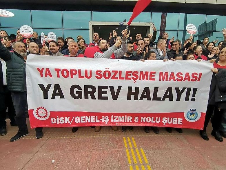 İzmir’de Konak ve Karabağlar Belediyesi’nde grev kararı asıldı