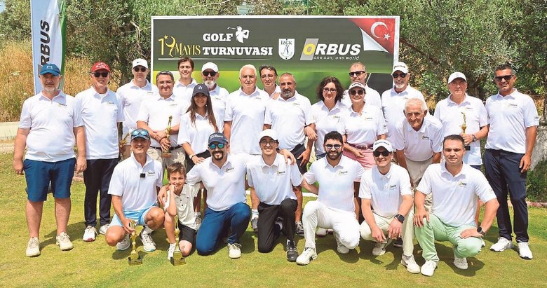 İzmirli golf tutkunları turnuvada bir araya geldi