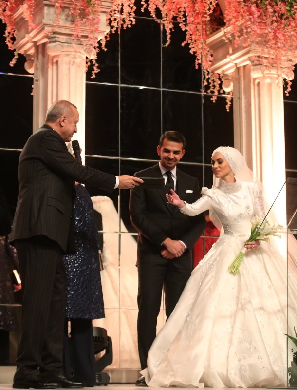 Başkan Erdoğan, nikah şahidi oldu