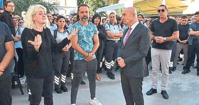 Suçunu bilen Soyer başını öne eğip gitti!
