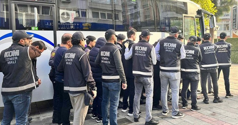 İzmir’de ’Kıskaç’ operasyonuyla yakalanan 28 şüpheli tutuklandı