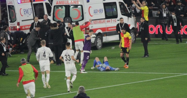 Göztepe-Altay maçında yabancı maddeleri stada sokanlar tespit edildi