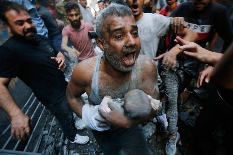 Gazze’de insanlık suçu işleniyor! Gelen görüntüler korkunç