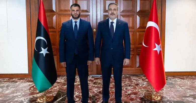 Dışişleri Bakanı Hakan Fidan’dan kritik görüşme: Libya İçişleri Bakanı İmad et-Trablusi’yi kabul etti