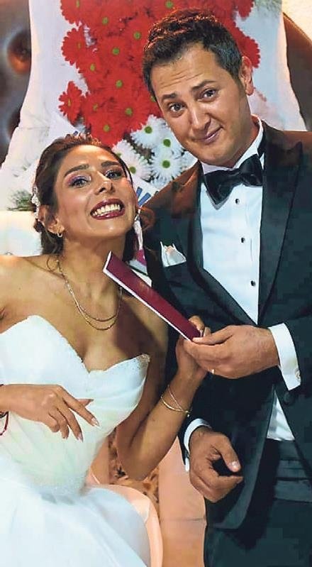 Temsili düğün gerçek oldu