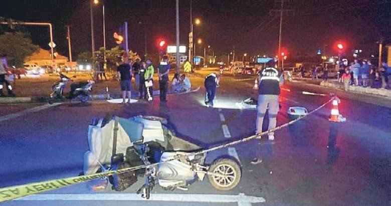 TIR ile çarpışan bisikletli can verdi