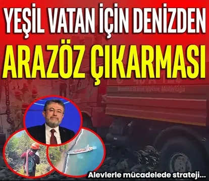 Yeşil Vatan için denizden arazöz çıkarması