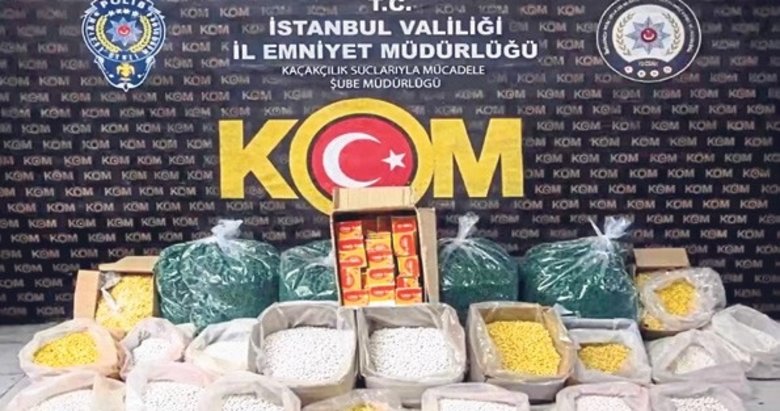 1,5 milyon sahte hap ele geçirildi