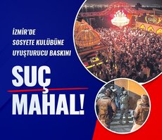 İzmir’de sosyete kulübüne uyuşturucu baskını