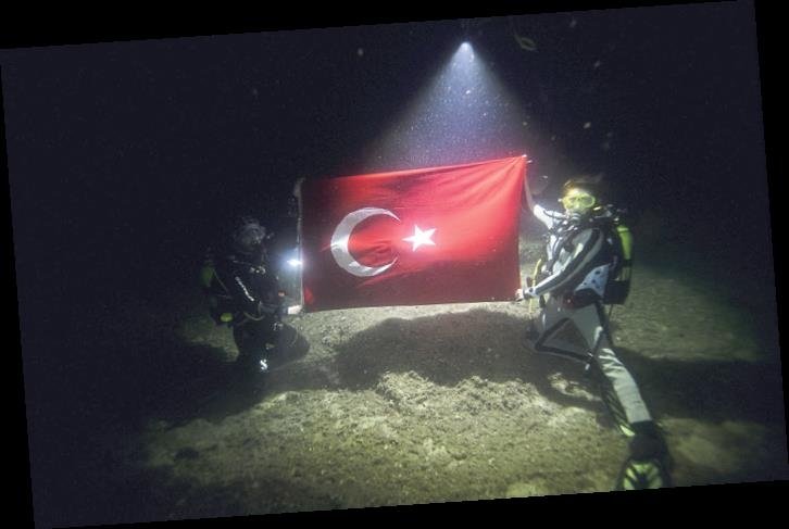 Karaburun’da gece dalışı