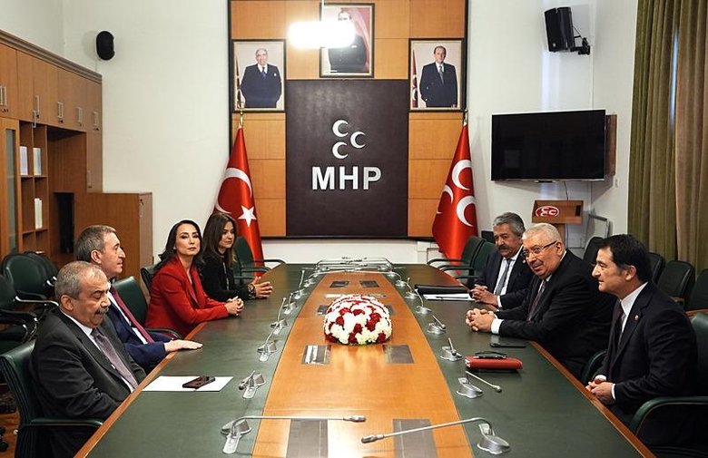 DEM Parti heyeti AK Parti ve MHP’yi ziyaret etti