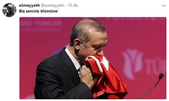 Twitter’da Cumhurbaşkanı Erdoğan’a dev destek