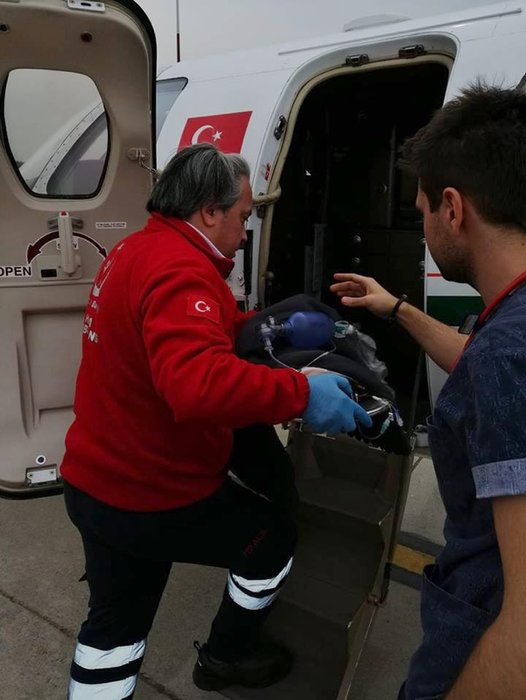 Ambulans uçak, Ceren bebek için havalandı