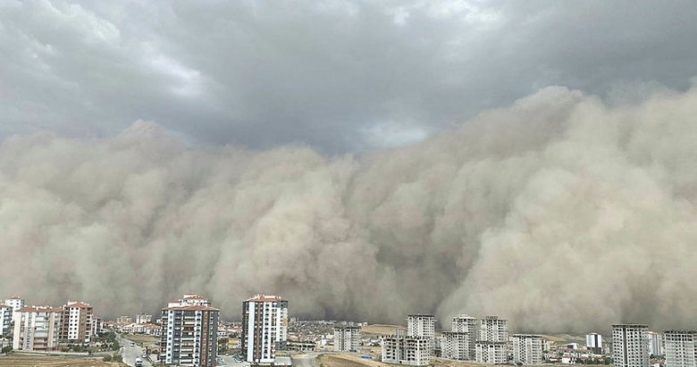 Başkent’te kum fırtınası
