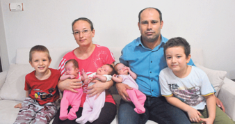 Aydınlı üçüzlere yardım eli uzandı