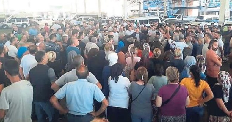 Torbalı’da pazarcılar tezgah kapattı