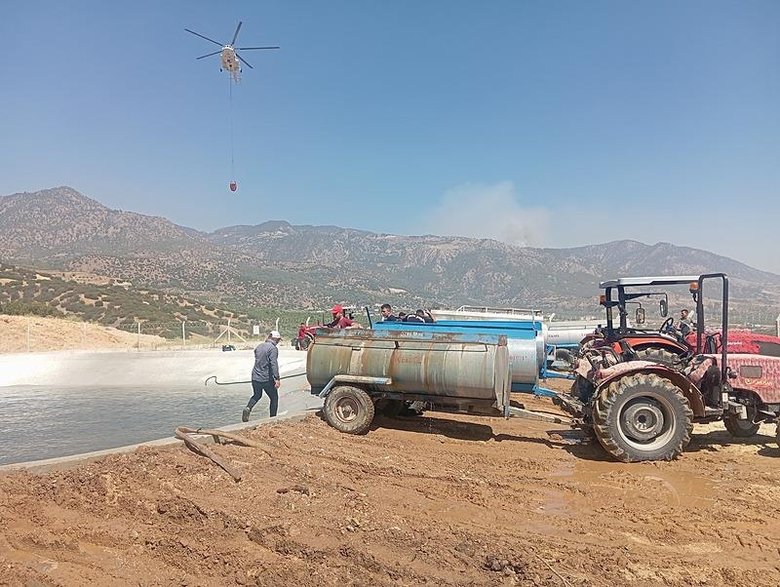 Denizli’de alevlere mücadele!