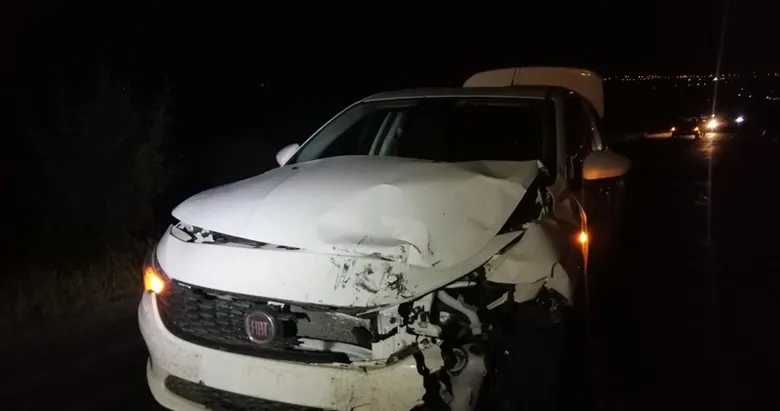 Uşak’ta otomobil ile motosiklet çarpıştı! Kazadaki detay yürek burktu