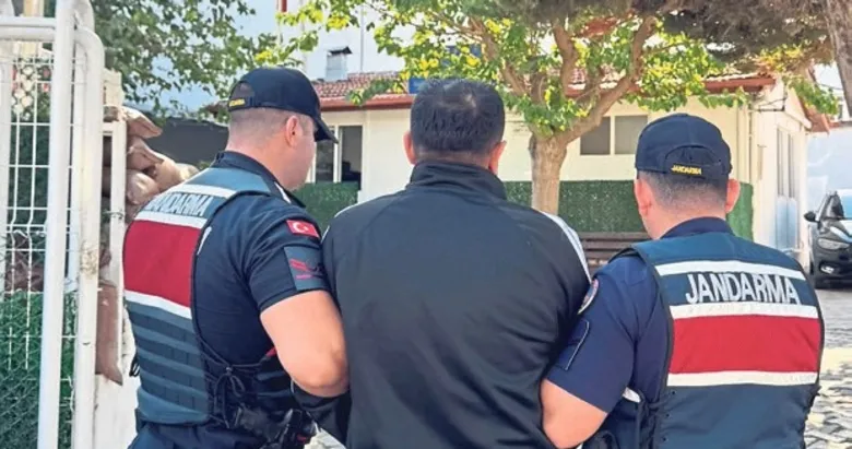 Hapis cezası ile aranan şahıs jandarmadan kaçamadı
