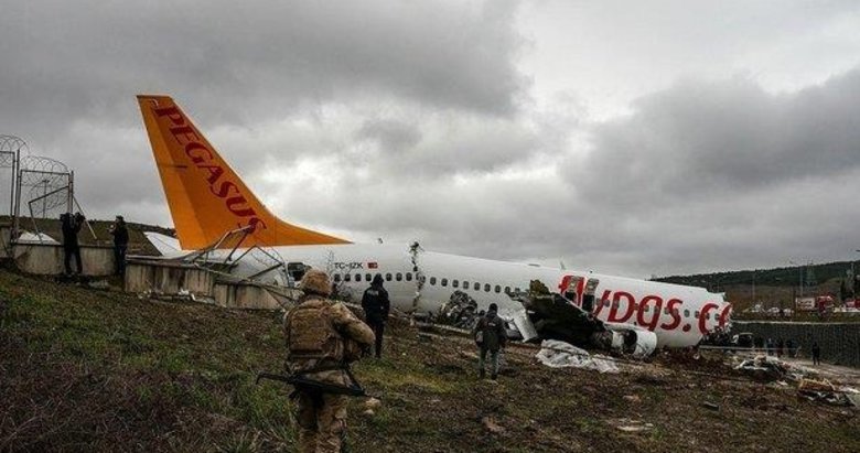Pegasus uçağının pistten çıkmasının ardından şoke eden iddia!
