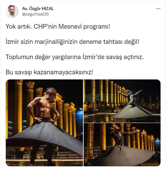 İzmir’deki ’çıplak semazen’ skandalına tepki yağıyor: Toplumun değer yargılarına İzmir’de savaş açtınız