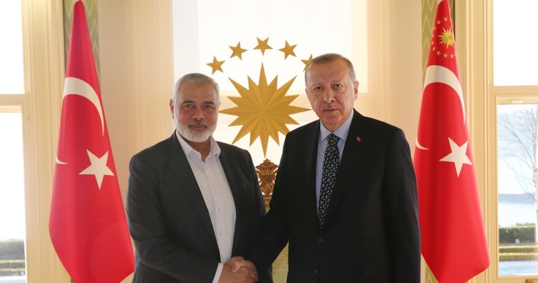 Başkan Erdoğan, Hamas Lideri Heniyye’yi kabul etti