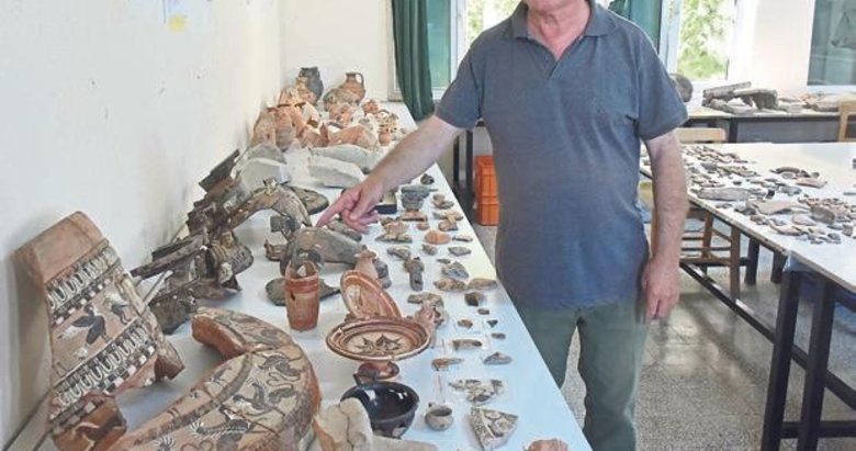 Urla’da 2 bin 500 yıllık lavabo bulundu