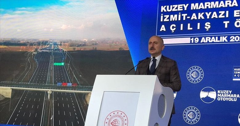Bakan Karaismailoğlu: Kuzey Marmara Otoyolu tüm Avrasya Bölgesi’nin ulaşımı ve ticaretinde hayati bir rol oynayacak