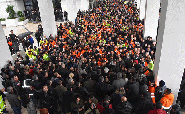 Konak’ta işçi-CHP meydan savaşı
