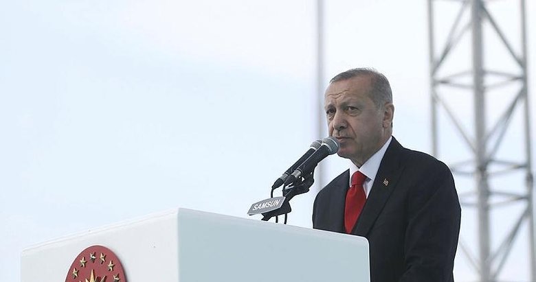 Başkan Erdoğan Samsun’da 19 Mayıs’ın 100.yıl töreninde konuştu