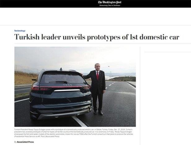 Yerli otomobil dünya basınında: Erdoğan, Tesla’ya meydan okuyor