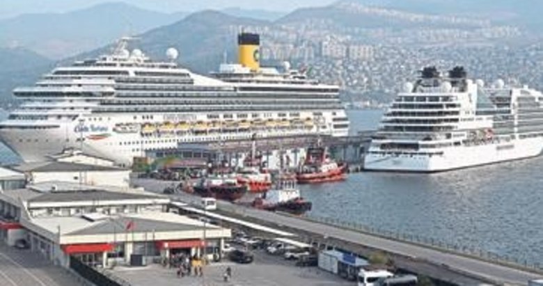 İzmir Alsancak Limanı’nda kurvaziyer bereketi