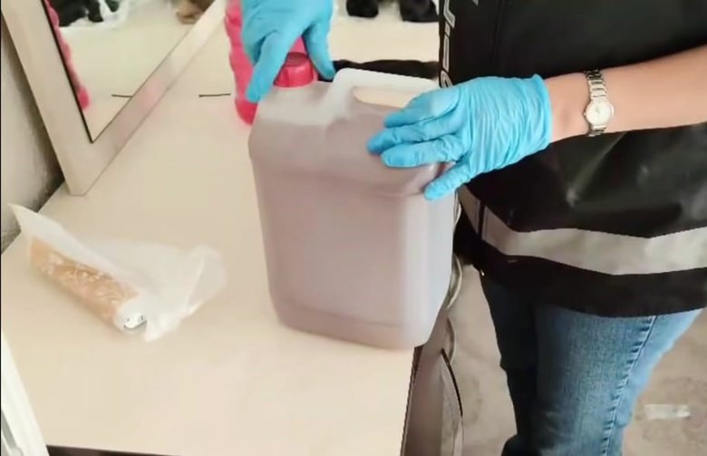 Kütahya’da sahte içki operasyonu: 50 litre alkol ele geçirildi