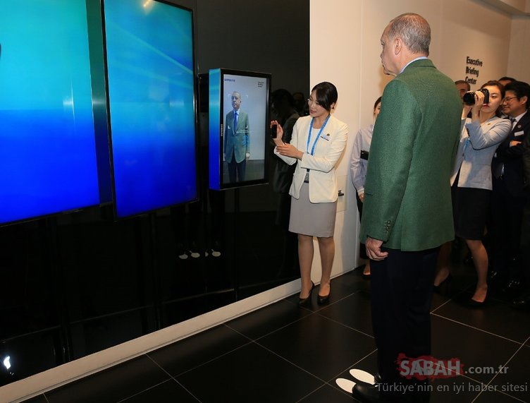 Cumhurbaşkanı Recep Tayyip Erdoğan Samsung Dijital Şehri’ni ziyaret etti