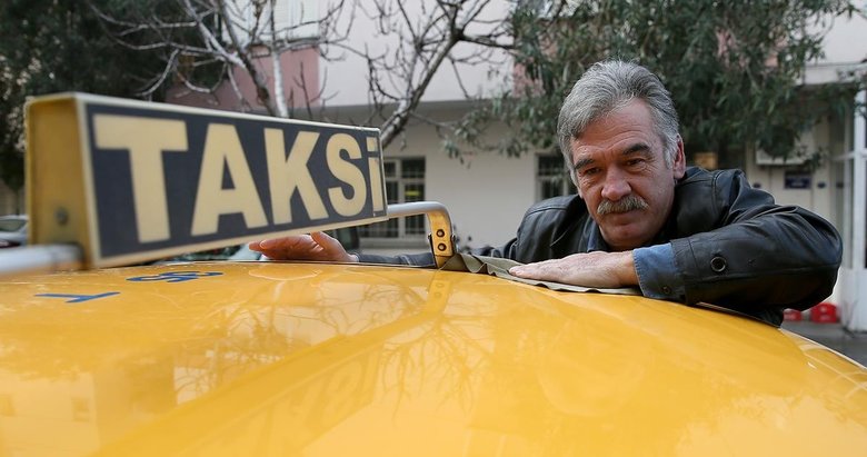 O şimdi taksi şöforü