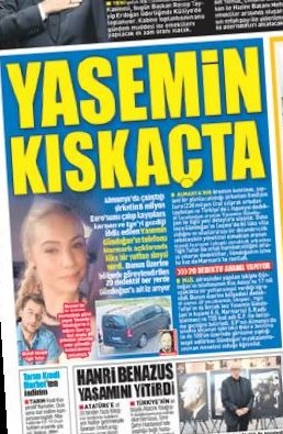 Vurguncu Yasemin yakalandı