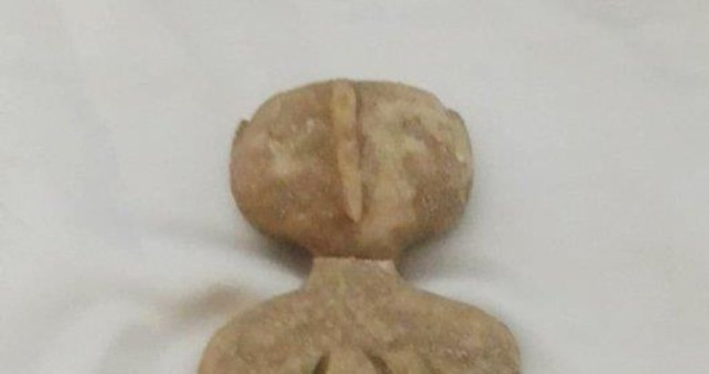 Balıkesir’de yıldız avcısı heykeli ele geçirildi