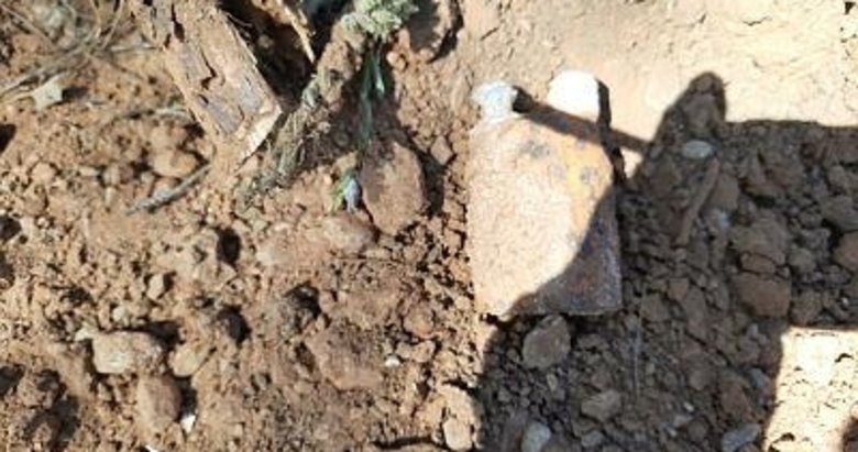 Manisa’da ormanda patlamamış el bombası bulundu