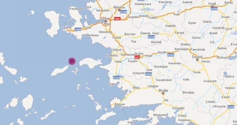 Ege Denizi’nde deprem! İzmir’den hissedildi...