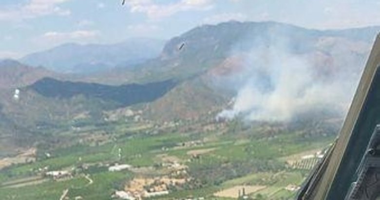 Son dakika: Muğla Dalaman’da orman yangını
