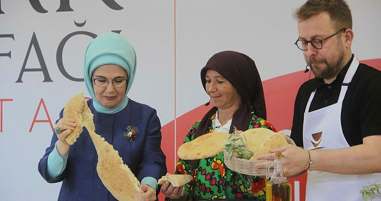 Emine Erdoğan, Türk mutfağı atölyesine katıldı
