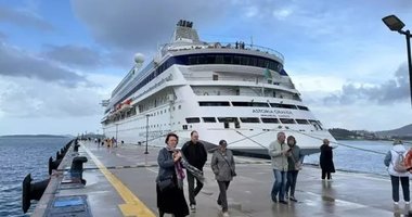 Bodrum’a demir attı: Sezonun ilk kruvaziyeri geldi