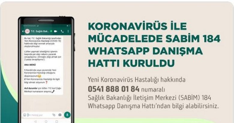 Sağlık Bakanlığı’ndan koronavirüs için ’WhatsApp Danışma Hattı’