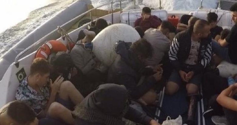 Bodrum’da 25 göçmen kurtarıldı