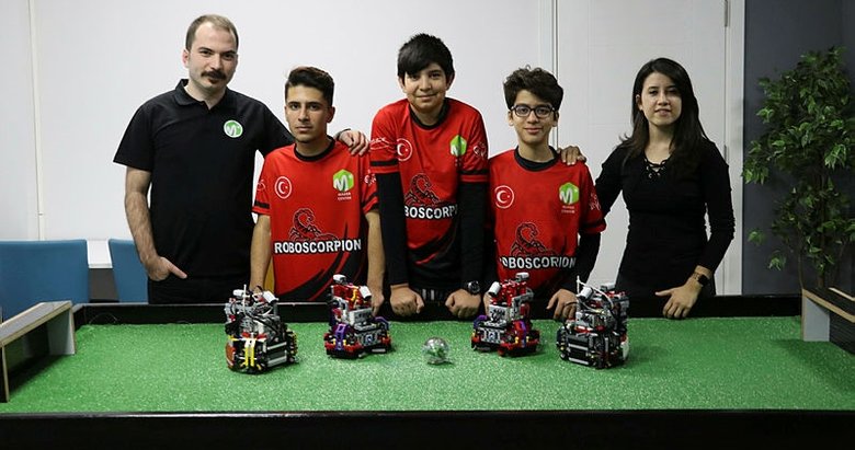 Türk robot takımı Roboscorpion olimpiyatlarda şampiyonluk hedefliyor