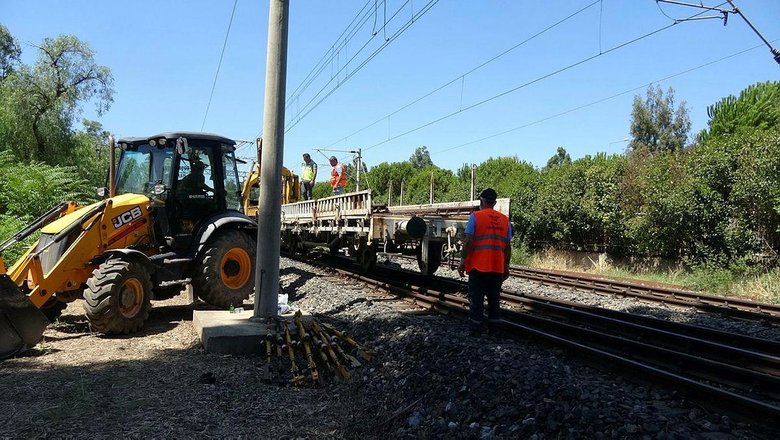 Kaza İZBAN seferlerini aksattı! 6 saatlik çalışmayla kaldırıldı