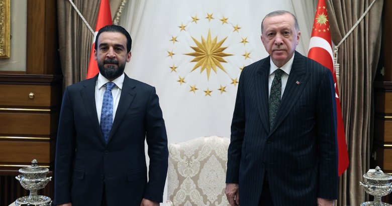 Başkan Erdoğan, Irak Takaddum Partisi Genel Sekreteri Hablusi’yi kabul etti